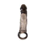 Насадка Toyfa XLover, для увеличения размера, TPE, черная, 19.5 см