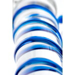 Двусторонний фаллоимитатор Sexus Glass, стекло, прозрачный, 22,5 см