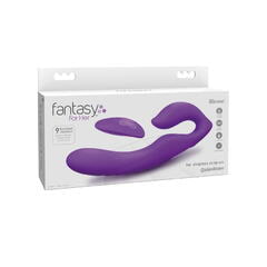 Безремневой вибрострапон с пультом ДУ Fantasy For Her Her Ultimate Strapless Strap-On