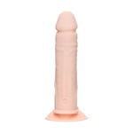 Фаллоимитатор для двойного проникновения RealStick Silicone Jason M, сайлекспан, телесный, 18,5 см